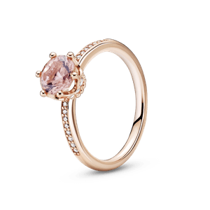 Anel Solitario Pandora Coroa Signature