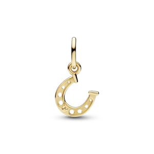 Charm de Ouro Pendente Ferradura da Sorte