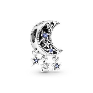 Charm Estrela E Lua Crescente