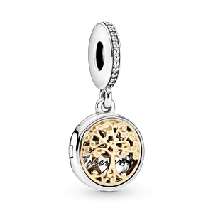 Charm Pendente Arvore Da Vida Com Ouro 14k