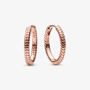 Argolas Pequenas Pandora Moments Em Ouro Rose