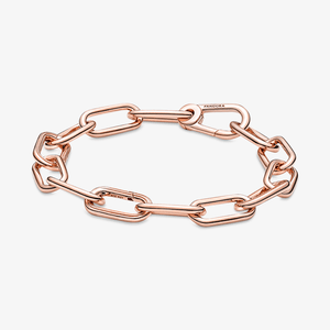 Bracelete Ouro Rose Corrente De Links 16cm