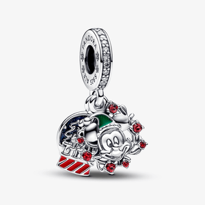 Charm Prata Pendente Disney Mickey Natalino