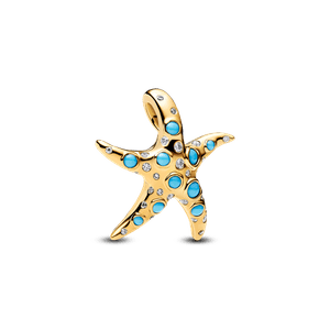 Charm Pendente Estrela do Mar Dourada