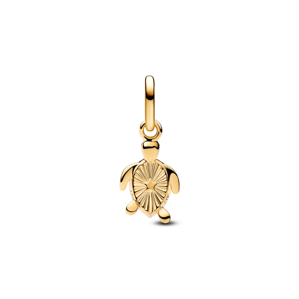 Imagem 2 do produto Mini Charm Ouro Pendente Tartaruga Verde