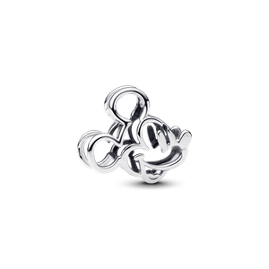 Charm Prata Disney Mickey Mouse Vazado