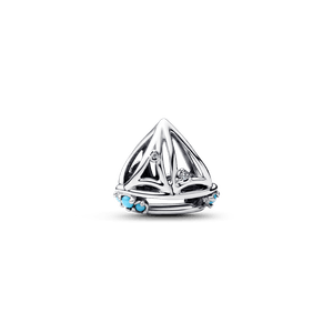 Charm Prata Barco Veleiro