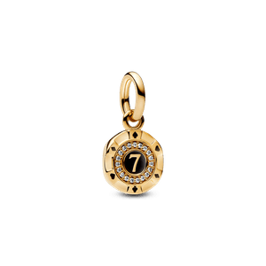Charm Ouro Pendente Ficha De Cassino