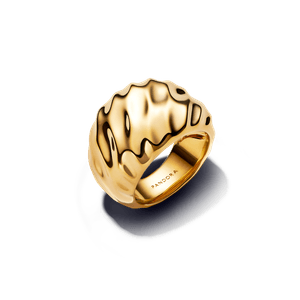 Maxi Anel Ouro Aro Largo Torcido