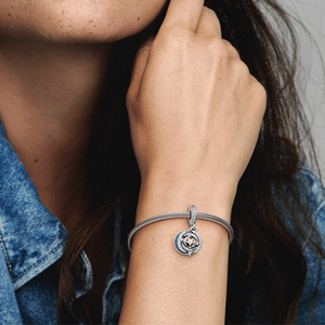 Charm Prata Pendente Estrela Cadente