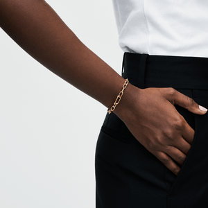 Bracelete De Ouro Corrente De Links