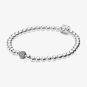 Bracelete Esfera Brilhante