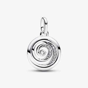 Charm Medalhao Espiral Gratidao Pandora Me