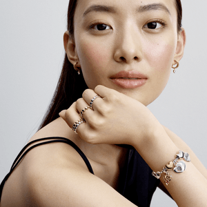 Charm Pendente Duplo Coração E Flecha Gravável