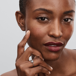 Anel De Coração Prata Com Zircônias Gravável