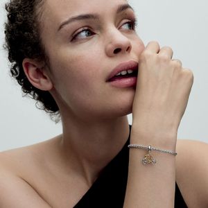 Charm Pendente Bicicleta Em Dois Tons