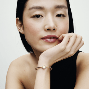 Charm De Ouro Botão Bilhante Gravável